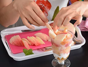 パフェ作り体験