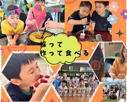 採って作って食べる食育プラン！