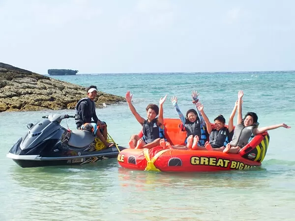 沖縄マリンスポーツ4｜ビッグマーブル｜恩納海浜公園　ナビービーチ