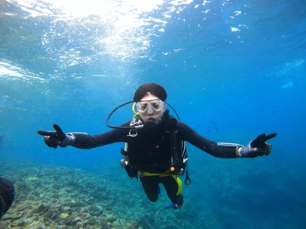 体験ダイビングに挑戦！！