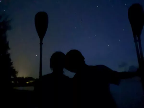 流れ星も見れたね～