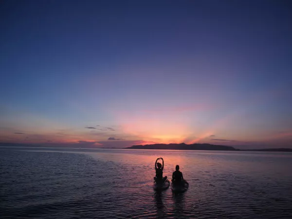 マジックアワーに包まれて