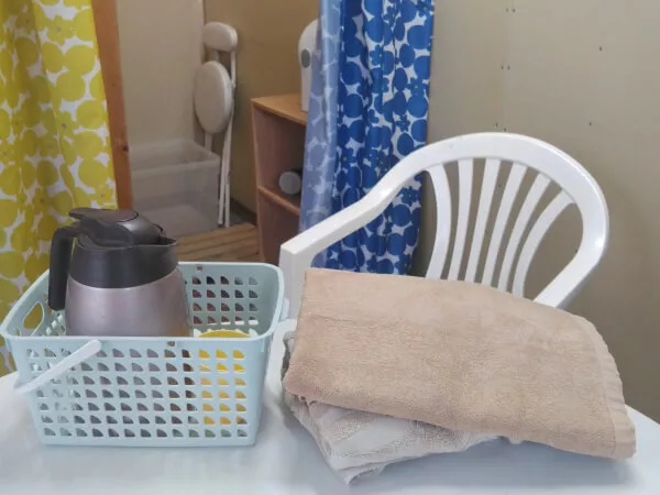 タオルもご用意しております。