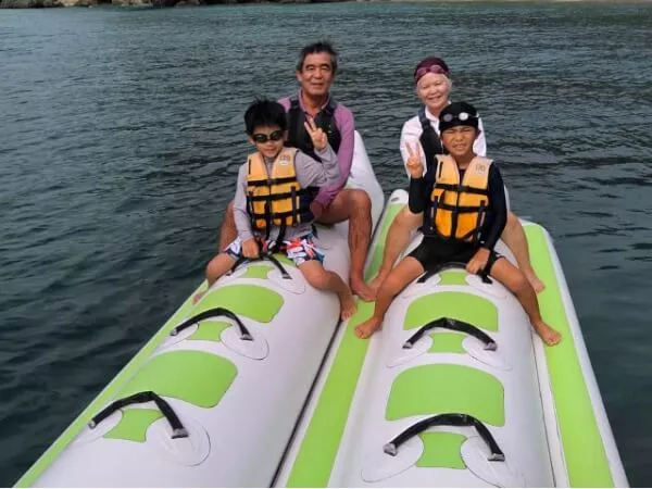 振り落とすようなアクティビティとは違い、ゆっくり行くのでお子様がいても大丈夫！