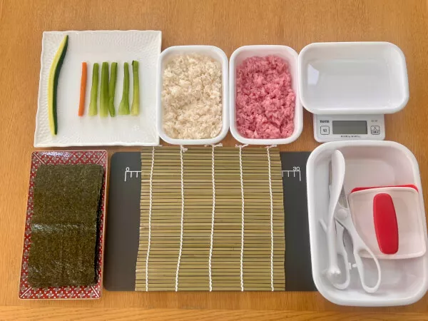 一名様分の材料