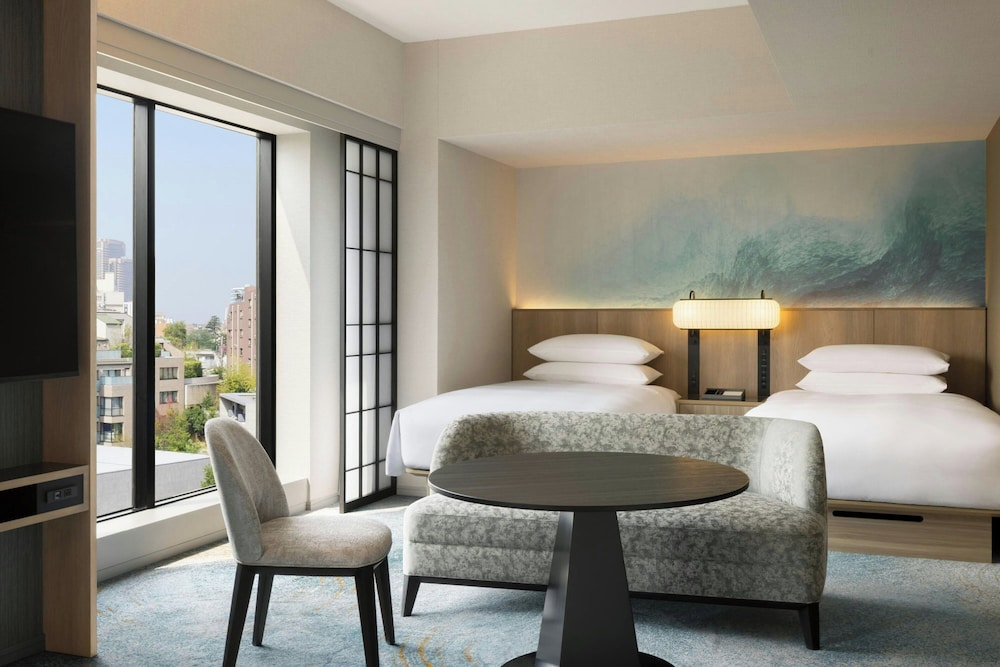 翠 ジュニアスイート, クラブラウンジアクセス, 2 シングル | シェラトン都ホテル東京