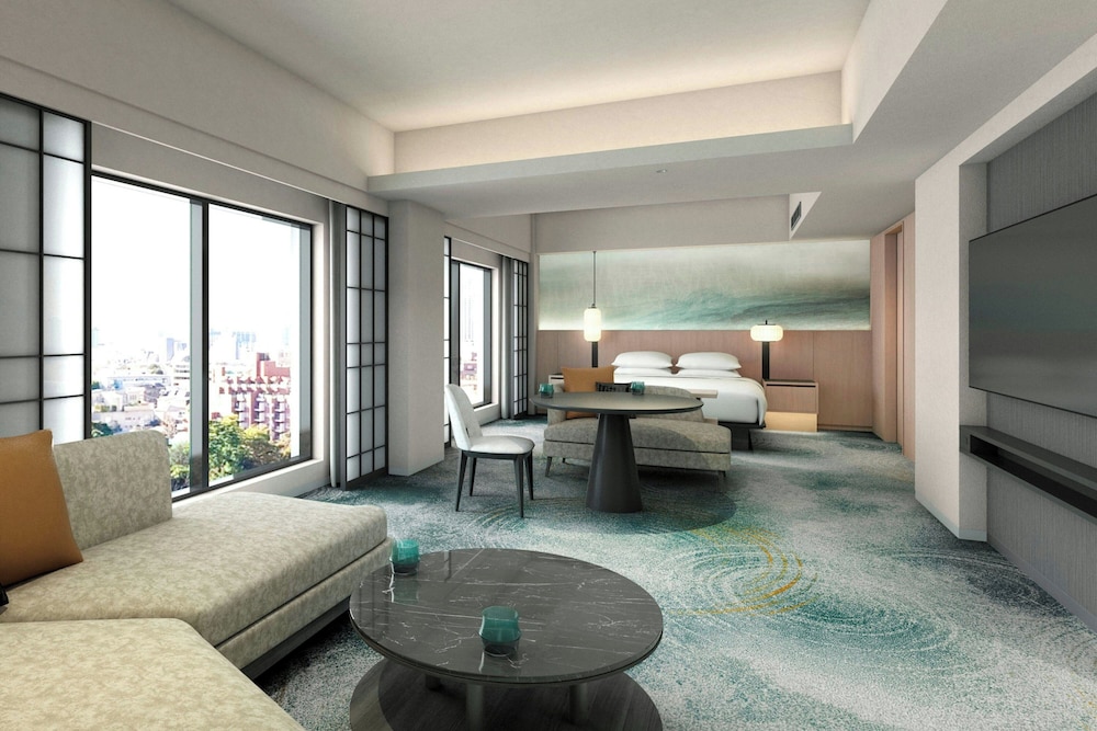翠 ジュニアスイート, クラブラウンジアクセス, 2 シングル | シェラトン都ホテル東京