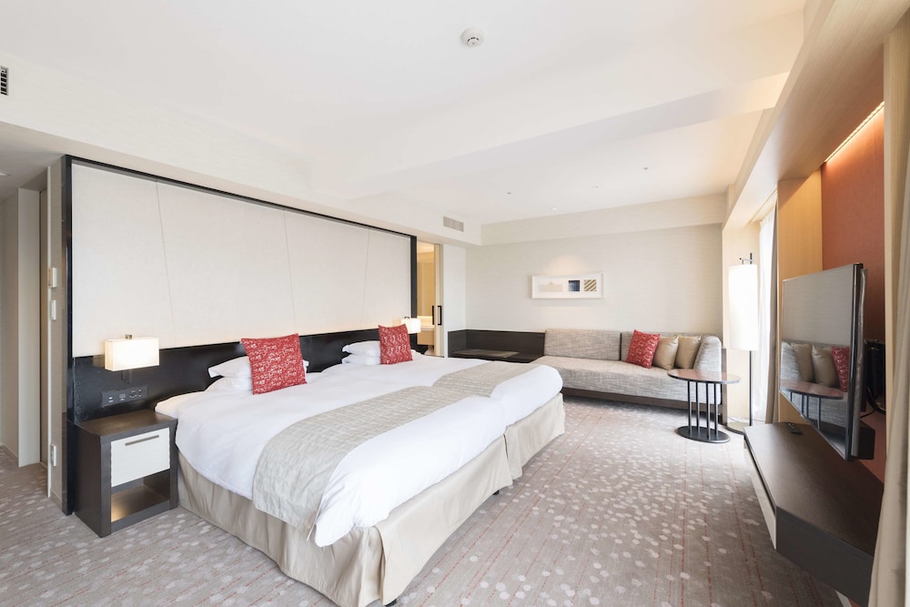 ラグジュアリーハリウッドツインルーム 禁煙A 44.4m2 (ジムアクセス、京都駅からシャトルバス付) | 京都東急 ホテル