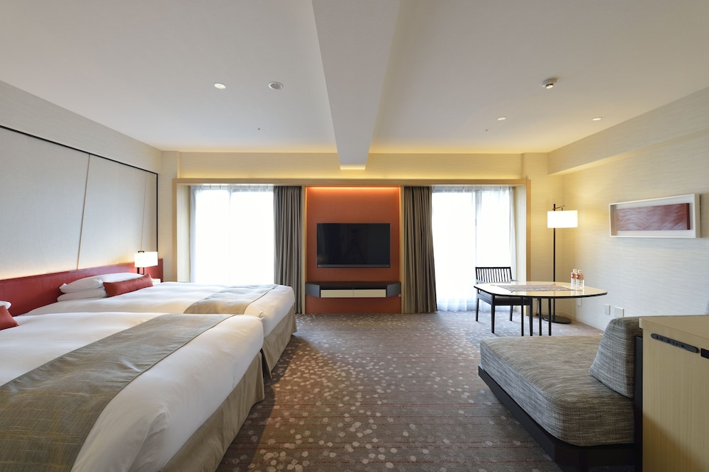 ラグジュアリーハリウッドツインルーム 禁煙B 49.5m2 (ジムアクセス、京都駅からシャトルバス付) 客室1 | 京都東急 ホテル