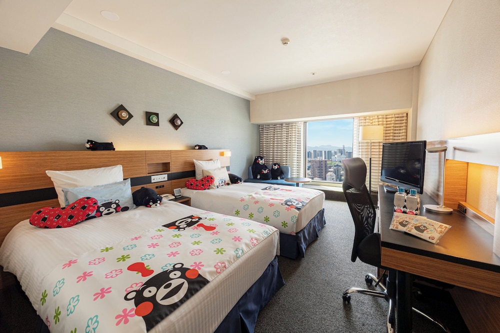 ルーム シングルベッド 2 台 (Kumamon Theme) | ANAクラウンプラザホテル熊本ニュースカイ by IHG