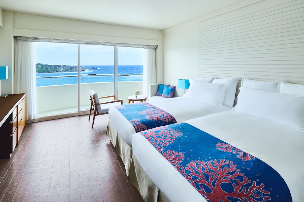 クラシック ルーム オーシャンビュー (2 Single, Coral Floor) 客室4 | ANAインターコンチネンタル万座ビーチリゾート by IHG