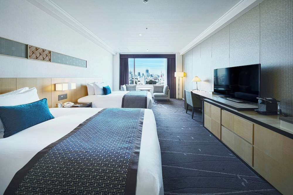 [エグゼクティブフロア] タワーサイド デラックスツインルーム (禁煙) 東京タワービュー, 専用ラウンジ利用＋サウナ利用込 客室6 | ザ・プリンス さくらタワー東京、オートグラフ コレクション