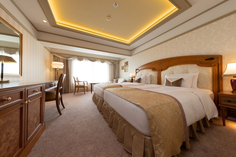 エグゼクティブ ハリウッドツインルーム 禁煙 (36-42sqm) 高層階 | ホテル日航プリンセス京都