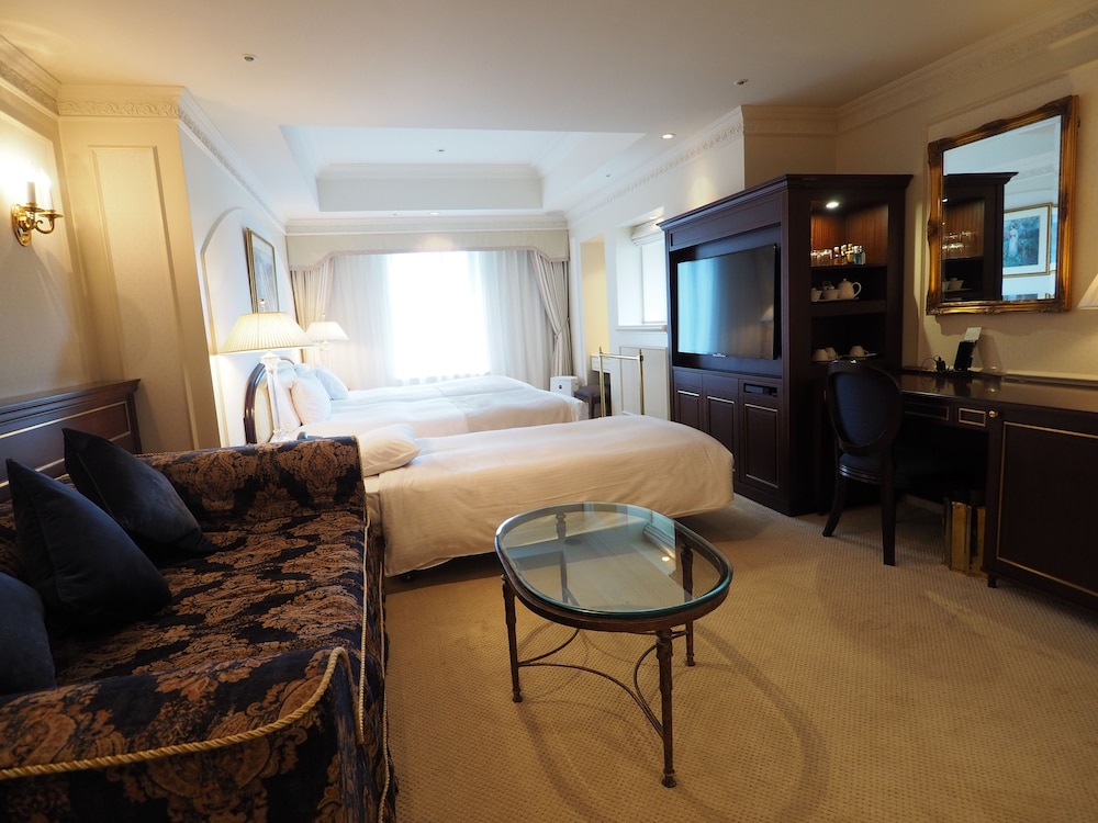 デラックス コーナーツインルーム+エキストラベッド1台(禁煙 )クラブラウンジ利用可 客室1 | 第一ホテル東京