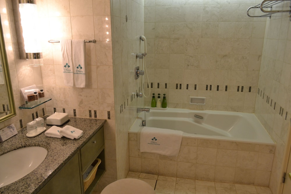 スタンダード ツインルーム 喫煙可 バスルーム0 | オークラアカデミアパークホテル