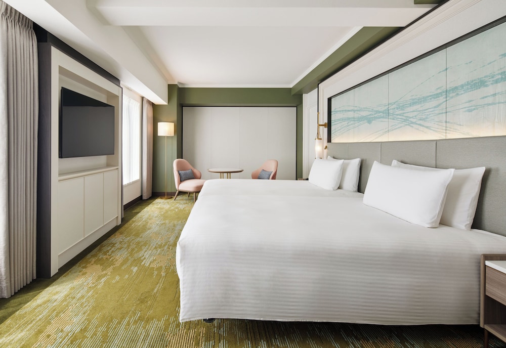 プレミアム ルーム ダブルベッド 2 台 (Separate Bath) | リーガロイヤルホテル大阪 ヴィニェット コレクション by IHG