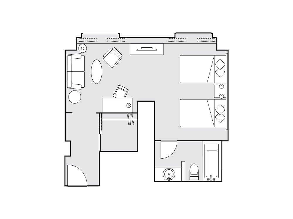クラシック グランドツイン 禁煙 客室5 | 名古屋観光ホテル