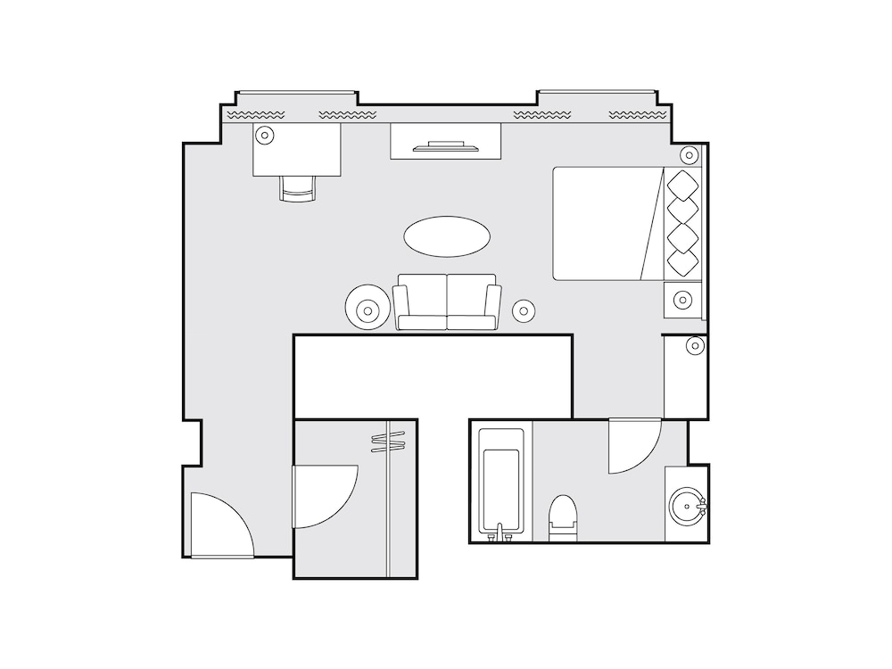 43㎡ デラックス ダブルルーム 禁煙 客室2 | 名古屋観光ホテル