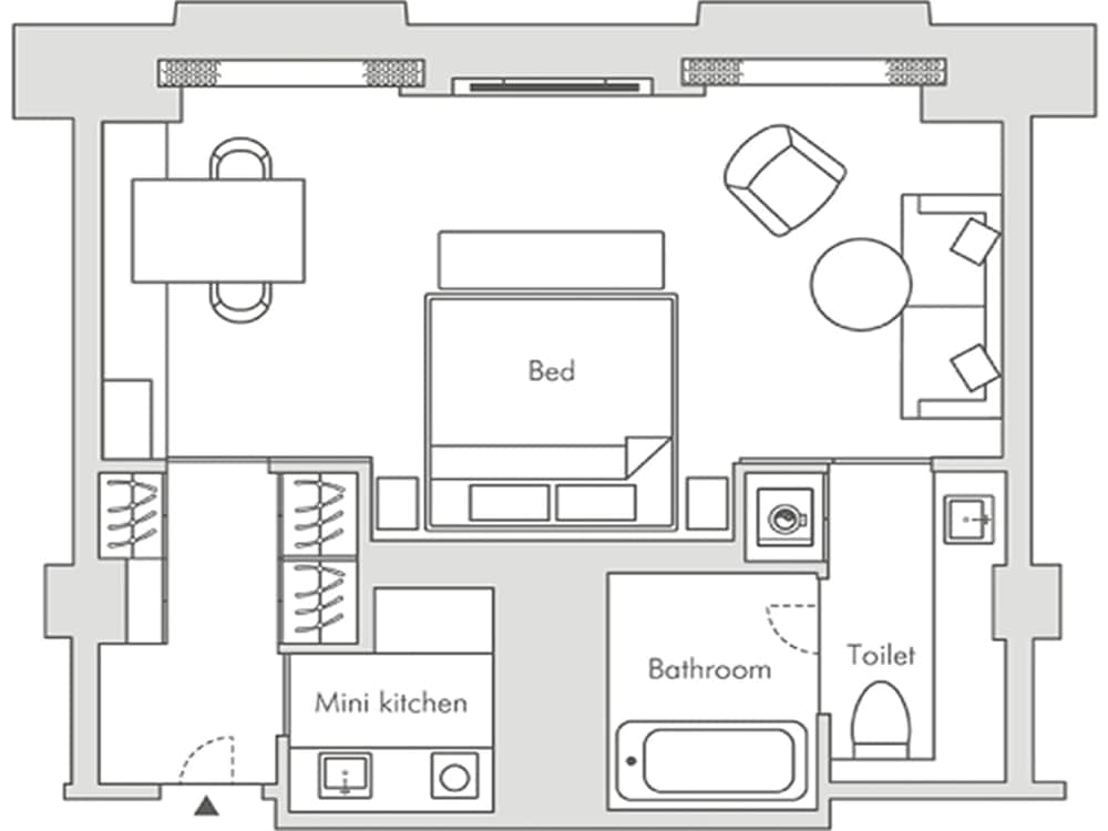 エスパシオ デラックスダブル 専用ラウンジアクセス付 禁煙 客室4 | 名古屋観光ホテル