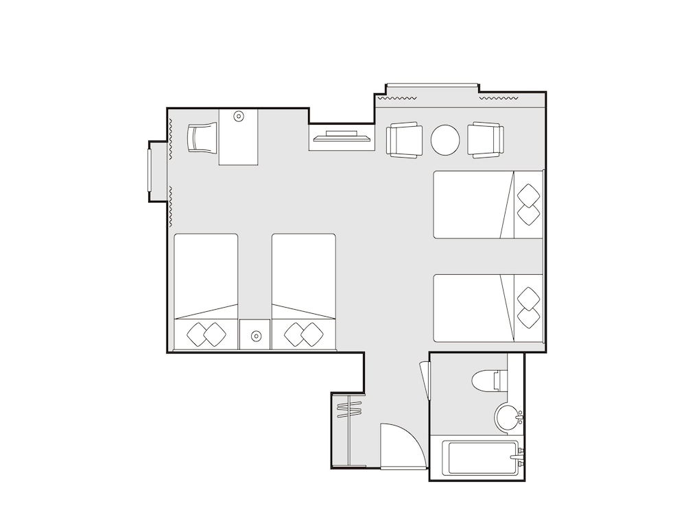 コンフォート フォース 禁煙 客室2 | 名古屋観光ホテル
