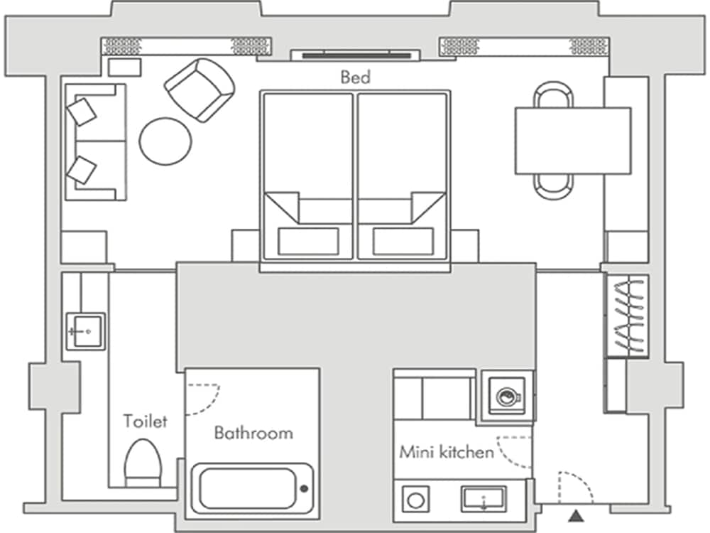エスパシオ デラックスツイン 専用ラウンジアクセス付 禁煙 客室1 | 名古屋観光ホテル