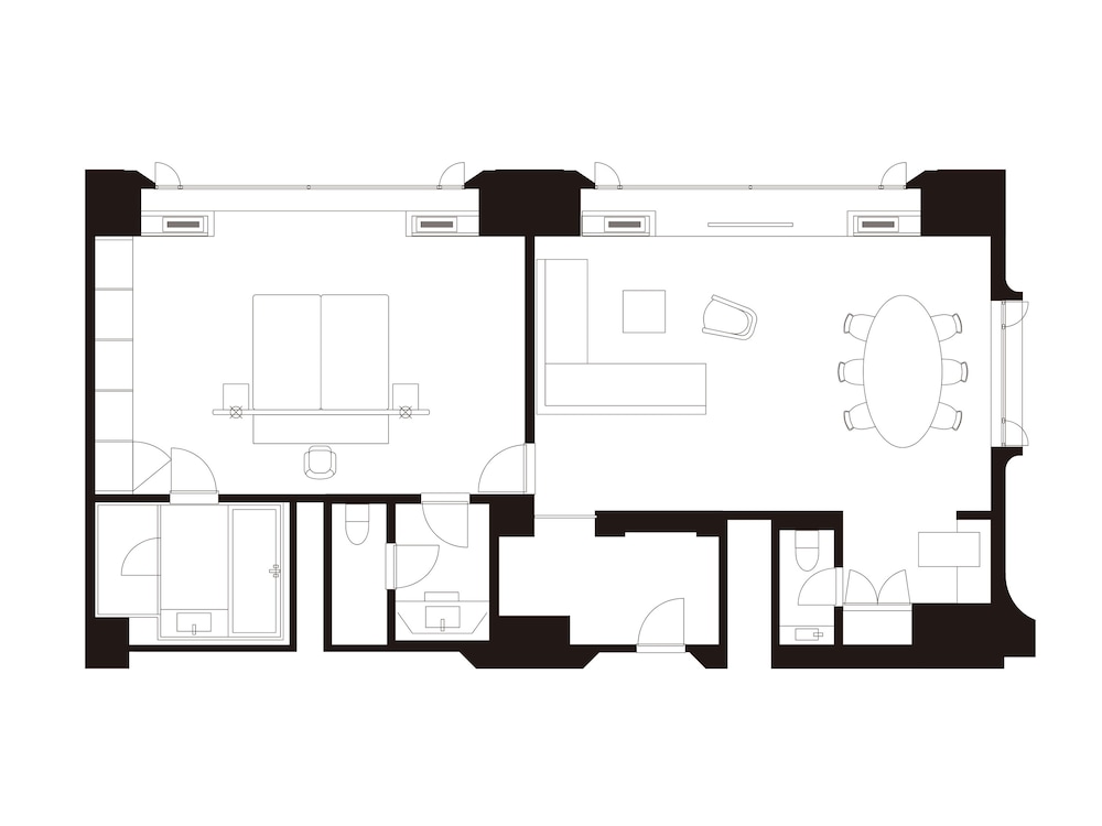 (クラブフロア) グランドスイート ツイン ラウンジ利用込 禁煙 客室1 | グランドプリンスホテル高輪