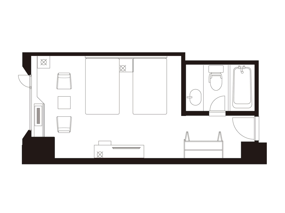 デラックスキングアッパーフロア 禁煙 ガーデンビュー 客室2 | グランドプリンスホテル高輪