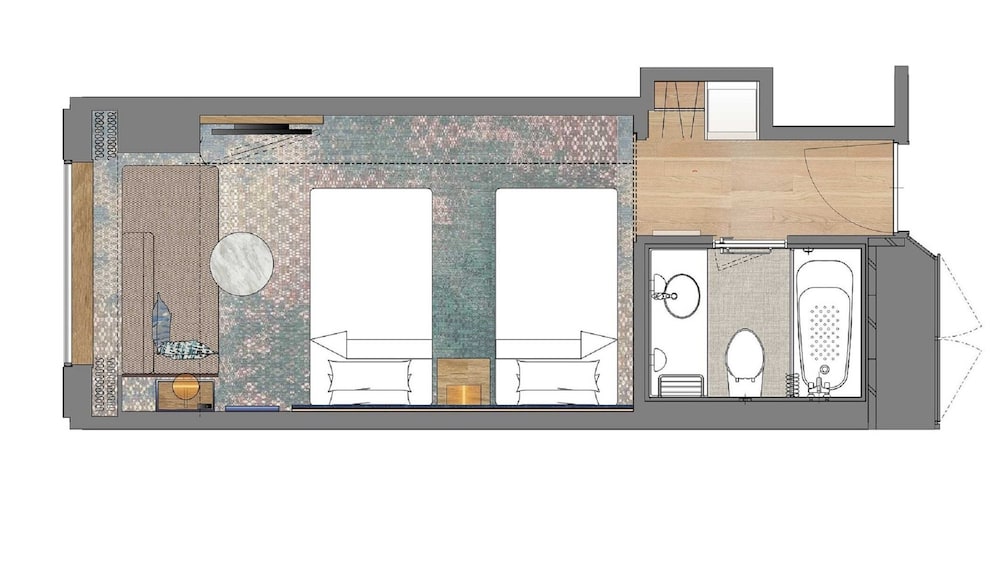 [11-15階] 禁煙 瀬戸内リゾートフロア ツイン/トリプルルーム 客室1 | グランドプリンスホテル広島