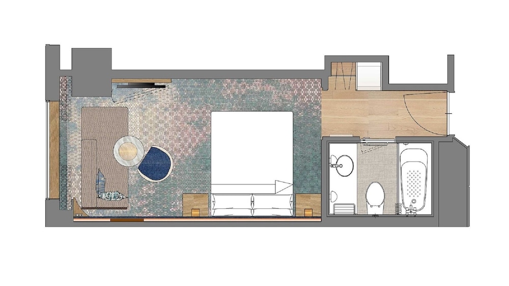 [11-15階] 禁煙 瀬戸内リゾートフロア キング/トリプルルーム 客室2 | グランドプリンスホテル広島