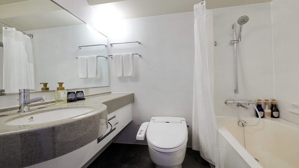 スタンダード ルーム ダブルベッド 1 台 禁煙 コーナー バスルーム0 | ANAホリデイ・イン仙台 by IHG