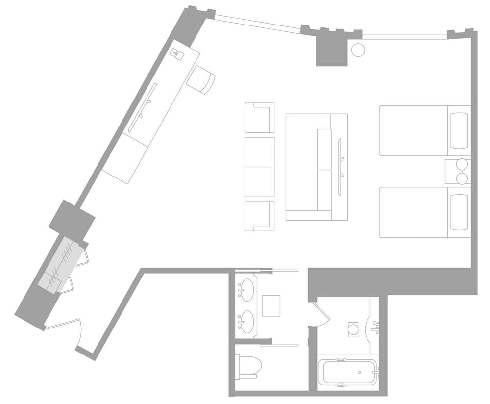 ガーデンタワー デラックス ルーム 禁煙 お部屋タイプお任せ 客室4 | ホテルニューオータニ東京 ガーデンタワー