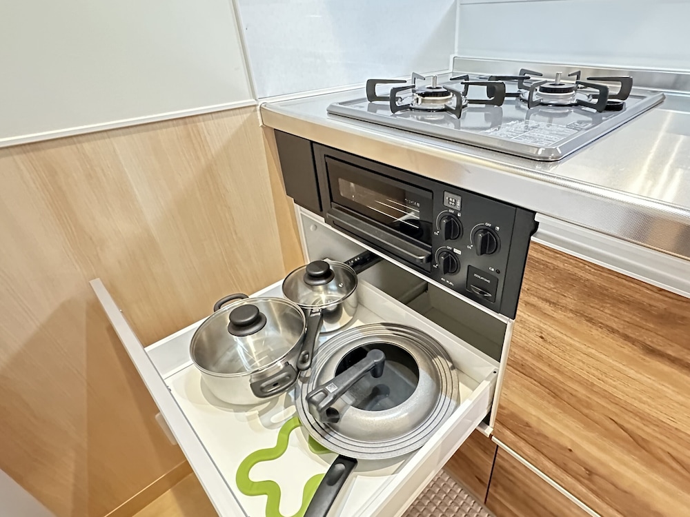 Aタイプ 壁付けキッチン 42㎡ 禁煙 専用キッチン1 | 全室半露天風呂付きコンドミニアムホテル　ガーランドコート宇佐美