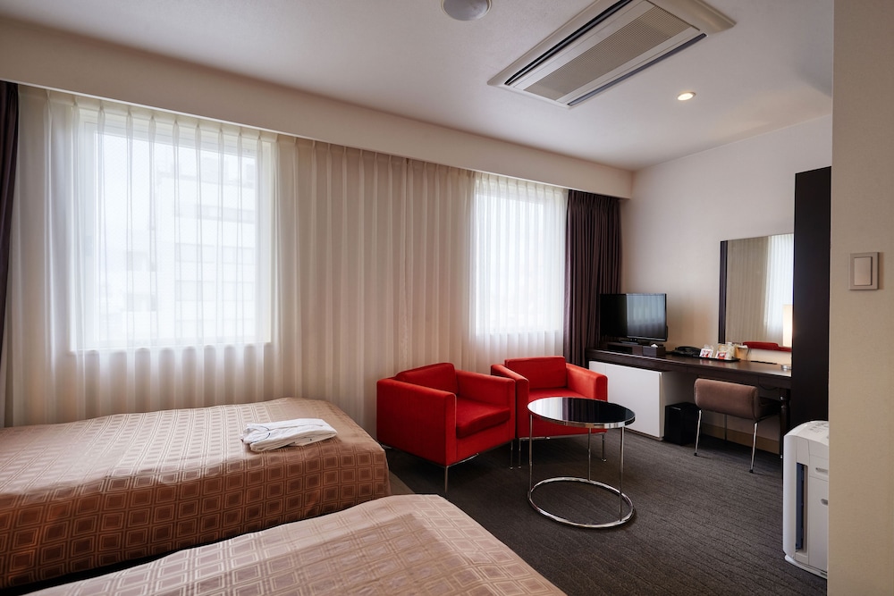 ツインルーム 喫煙可 客室2 | ホテルユクエスタ旭橋