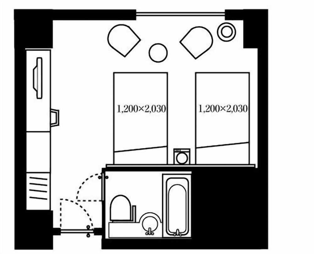 スタンダード ツインルーム 禁煙 客室7 | ホテルJALシティつくば