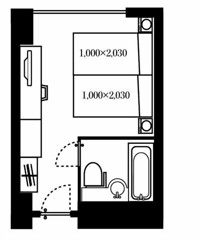 シングルルーム 禁煙 2名利用 客室7 | ホテルJALシティつくば