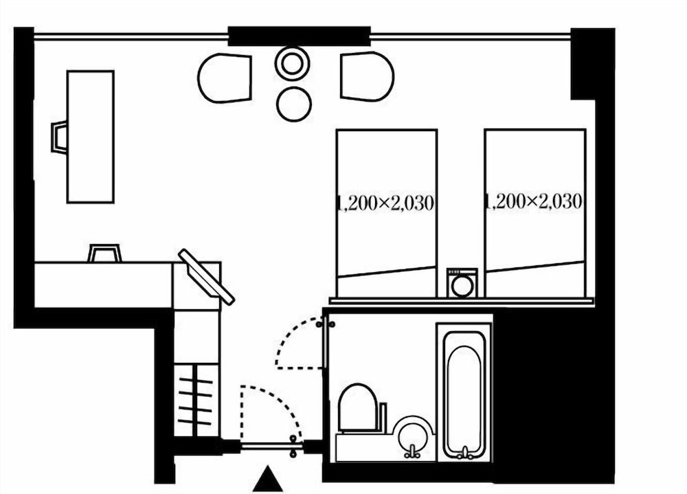 デラックス ツインルーム 禁煙 客室7 | ホテルJALシティつくば