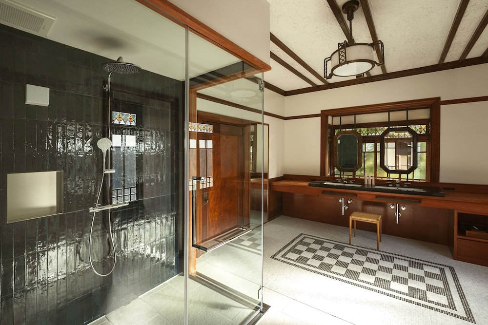 石楠花 露天風呂付(一棟貸) バスルーム4 | おちあいろう