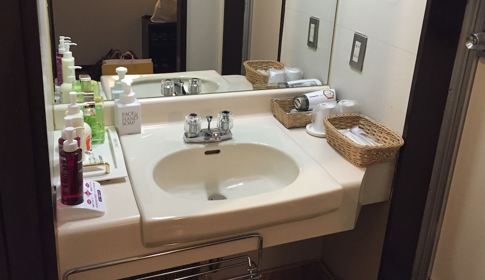 部屋タイプ指定なし 川側 バスルームのシンク0 | 一心舘