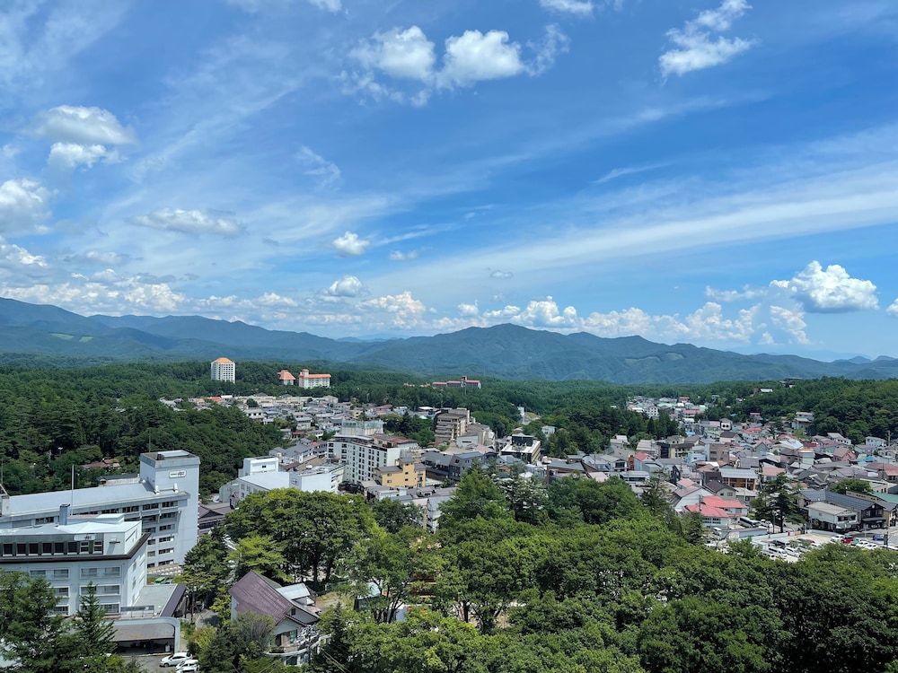 草津一望の高層階&数奇屋造り 新客殿 特別室 (禁煙) 部屋からの景観0 | 草津温泉 ホテル櫻井