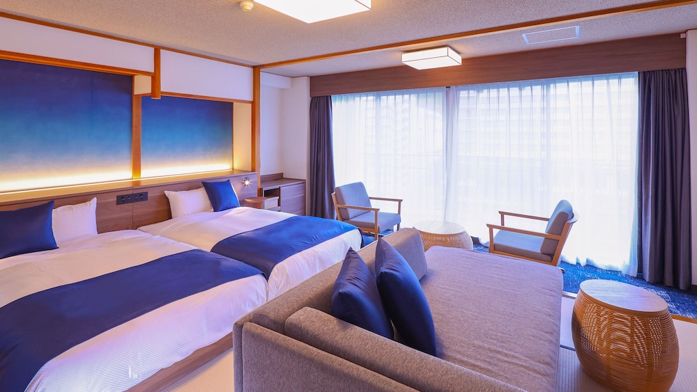 [禁煙] スーペリア和ベッドツイン3名定員シャワーのみ | 大江戸温泉物語 Premium 鬼怒川観光ホテル