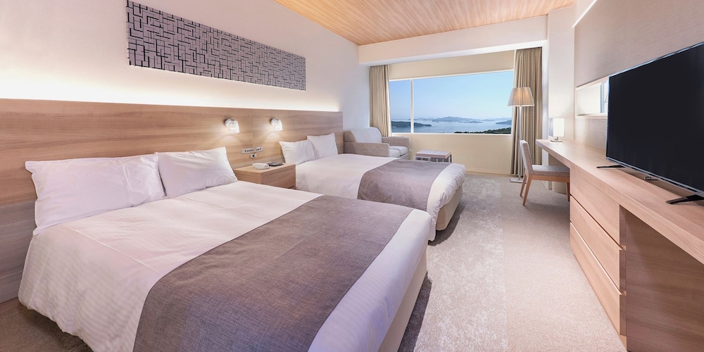 ツイン ルーム禁煙（３名利用可　セミダブルベッド＆追加ベッド） | せとうち児島ホテル 倉敷