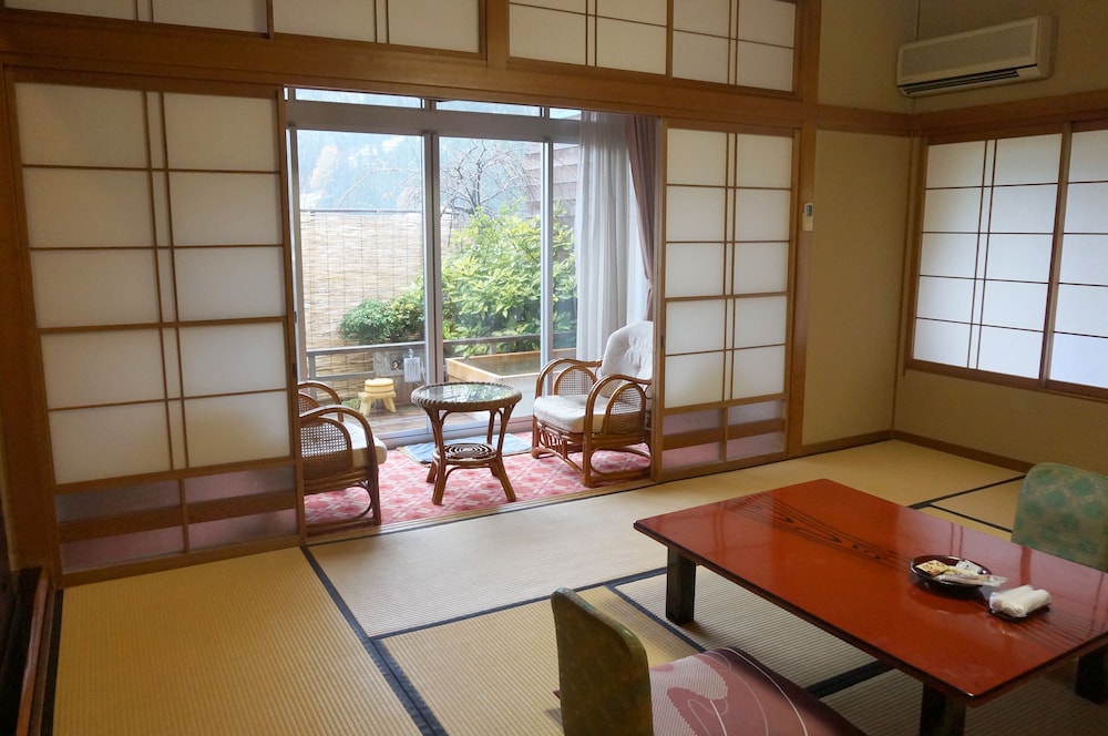 和室 露天風呂付 川側『山水亭』 (2食付き、スペシャルセットディナー) 部屋からの景観0 | 下呂温泉 望川館