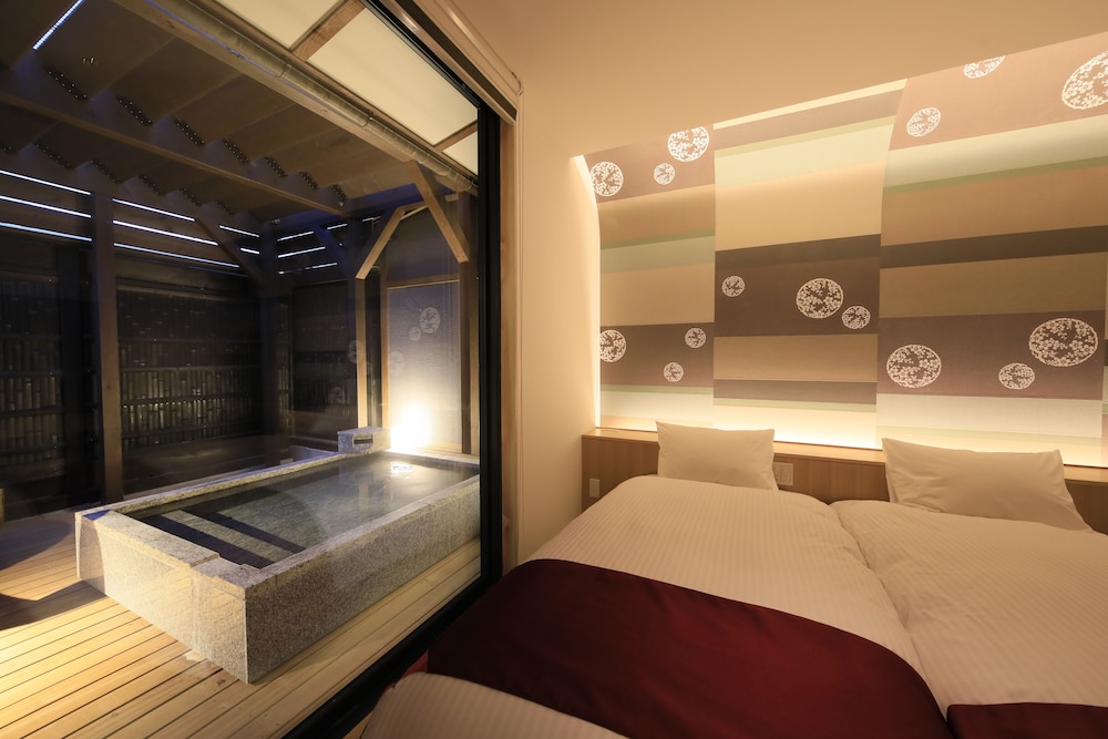露天風呂付和室 デラックスツイン 禁煙 客室3 | 河口湖 温泉寺 夢殿