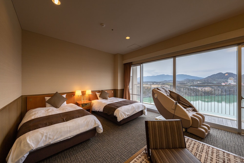 マッサージチェア付きツインルーム 禁煙 | 恵那峡温泉ホテル ゆずり葉