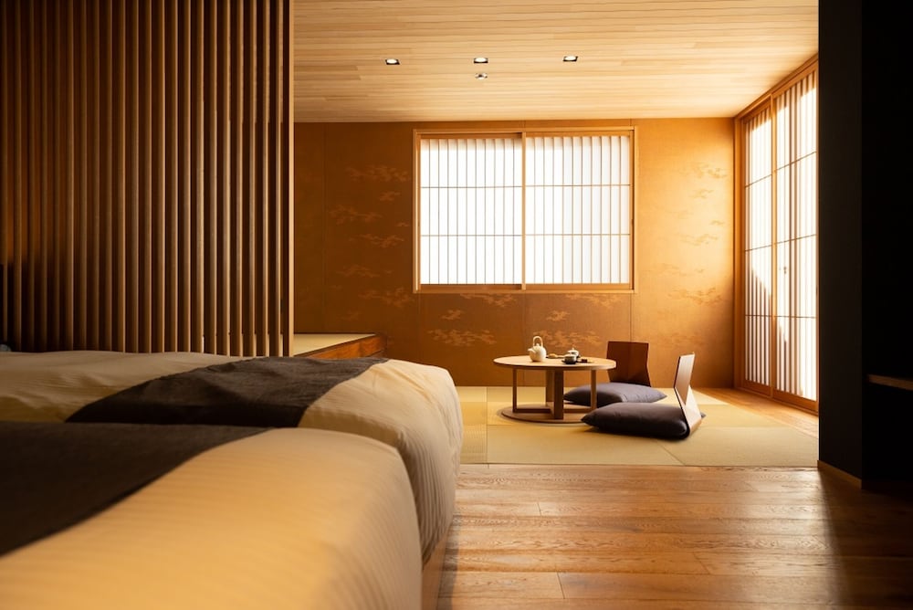 和洋ツイン2 ベッドルーム(+2和布団追加可能) 禁煙 客室3 | 枳殻邸別館