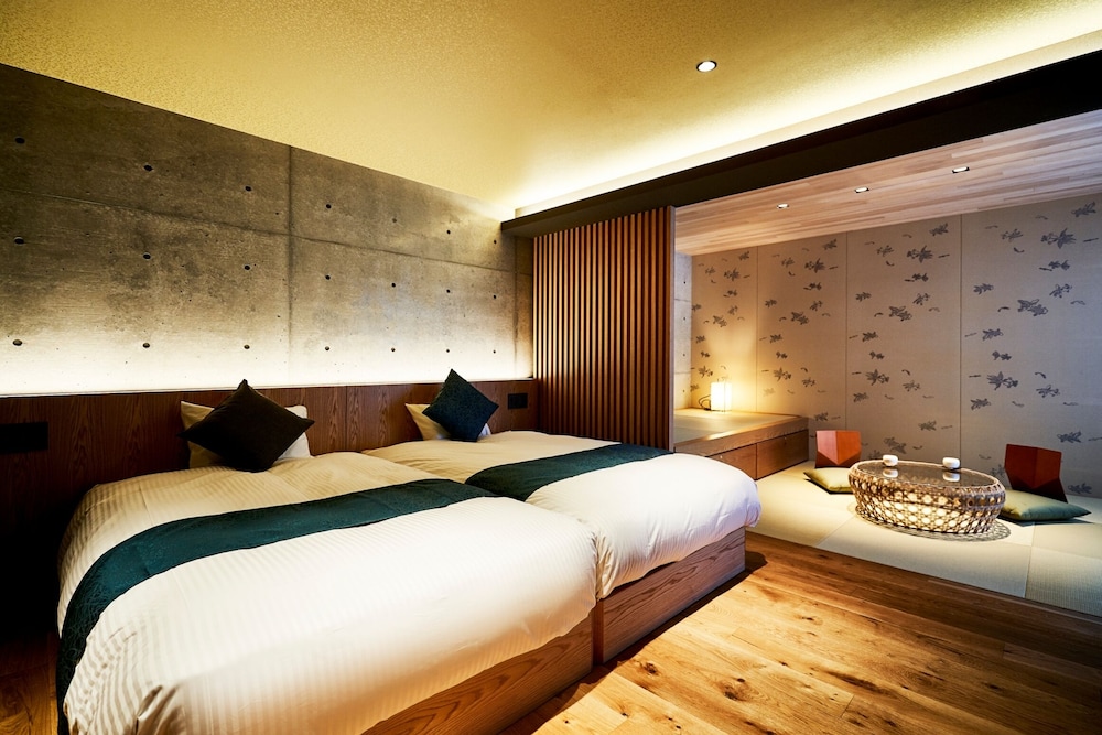 和洋ツイン2 ベッドルーム(+2和布団追加可能) 禁煙 客室2 | 枳殻邸別館