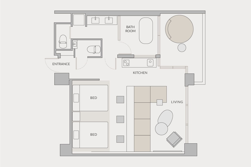 スイート ルーフトップアクセス 禁煙 部屋からの景観0 | FAV LUX 長崎
