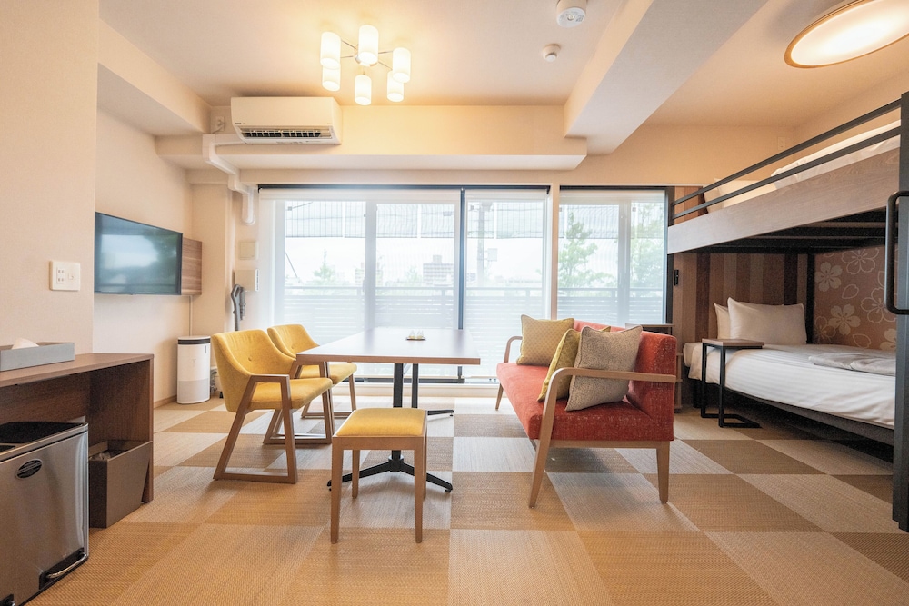 ツイン＆ロフトベッド ファミリールーム キッチン・洗濯機付き 禁煙 | 日和ステイ京都鴨川