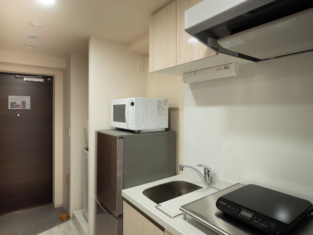 ダブルルーム　 キッチン・洗濯機付き 禁煙 専用キッチン0 | 日和ステイ京都鴨川