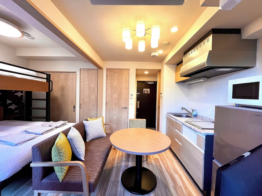 ツイン＆ロフトベッド ファミリールーム キッチン・洗濯機付き 禁煙 客室2 | 日和ステイ京都鴨川